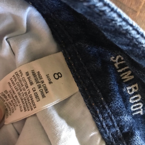 *3for$25/ 5for$39 American Eagle Slim Bootcut Mid Rise Dark Wash Stretch Jeans - Picture 11 of 11